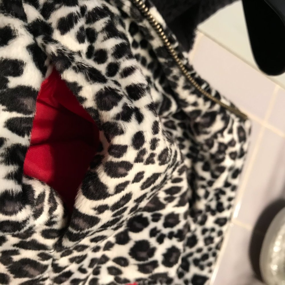 Mudd B+W Leopard-Print Soft Brushed Jack - S - image 3